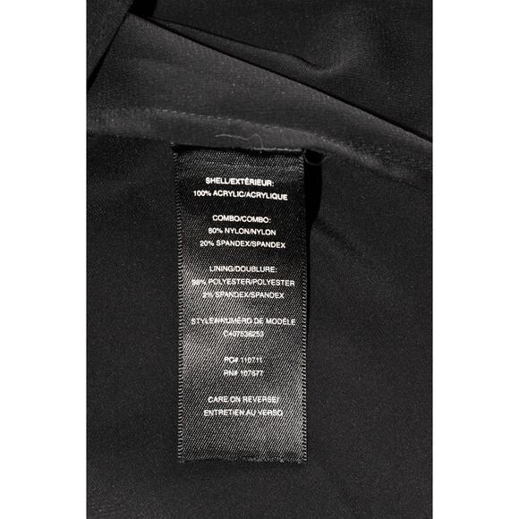 A6 Auth ALICE + OLIVIA Off White W/Black Square Panel Tweed Shift Dress Size 6 - Picture 6 of 7